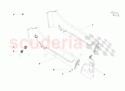 Part Diagram for Lamborghini 400857368