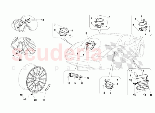 Part Diagram for Lamborghini 3W0907323