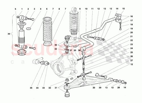 Part Diagram for Lamborghini 005133967