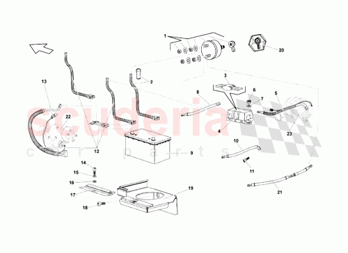 Part Diagram for Lamborghini N10049308