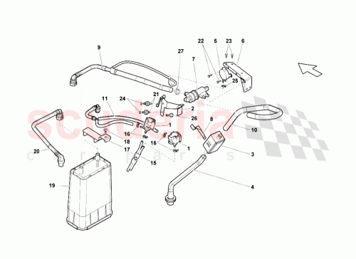 Part Diagram for Lamborghini 407133739