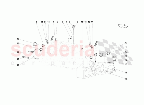 Part Diagram for Lamborghini WHT001691