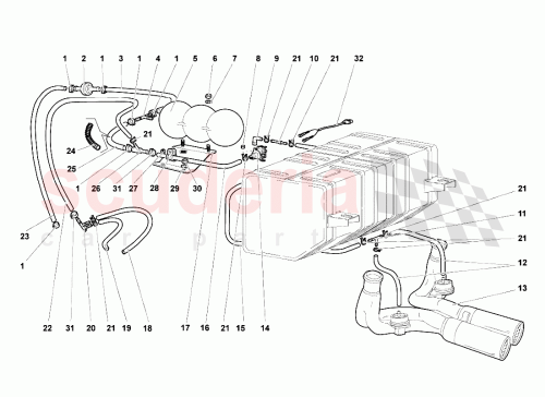 Part Diagram for Lamborghini 07M251237D