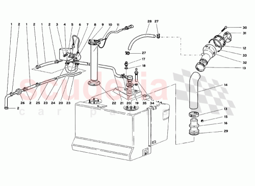 Part Diagram for Lamborghini 008834501