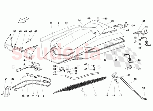 Part Diagram for Lamborghini 417827651A
