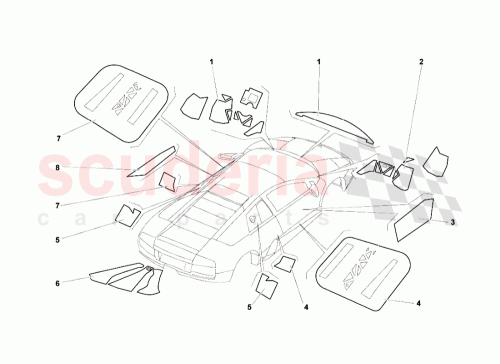 Part Diagram for Lamborghini 310147031