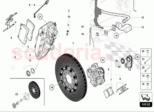 Part Diagram for Lamborghini 470615405AD
