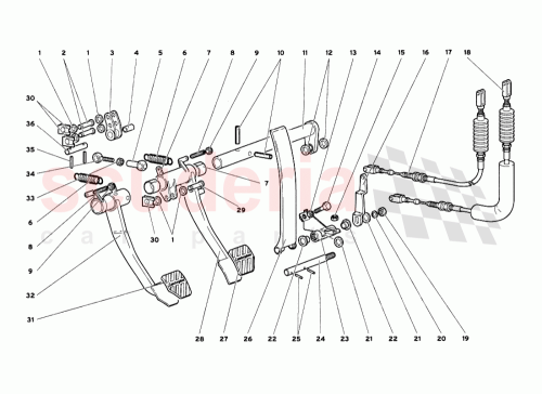 Part Diagram for Lamborghini 0042005200
