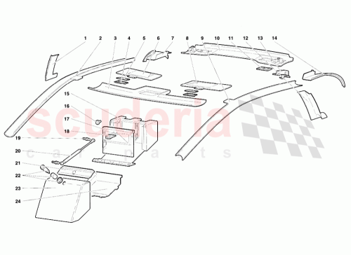 Part Diagram for Lamborghini 009458404