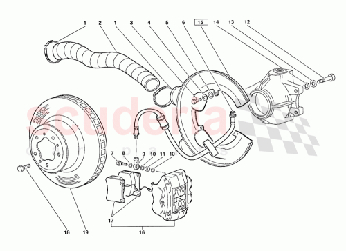 Part Diagram for Lamborghini 003132826
