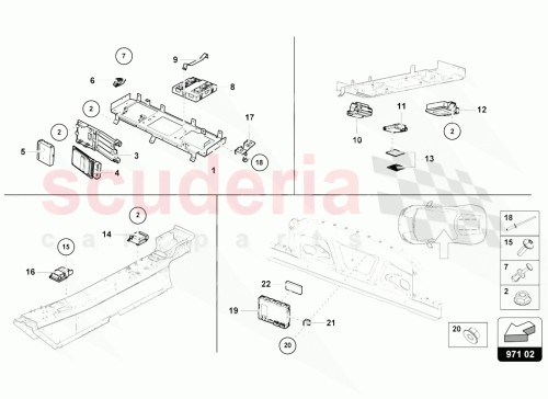 Part Diagram for Lamborghini 4G0907114A