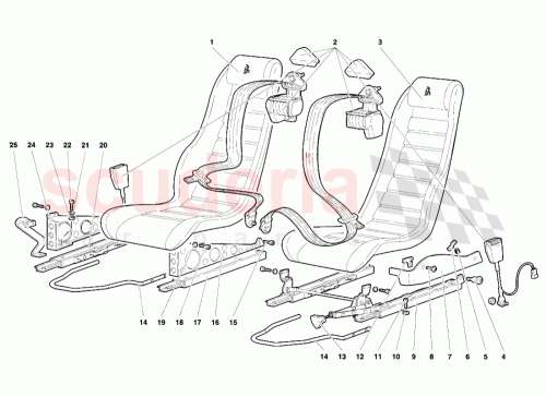 Part Diagram for Lamborghini 008700840