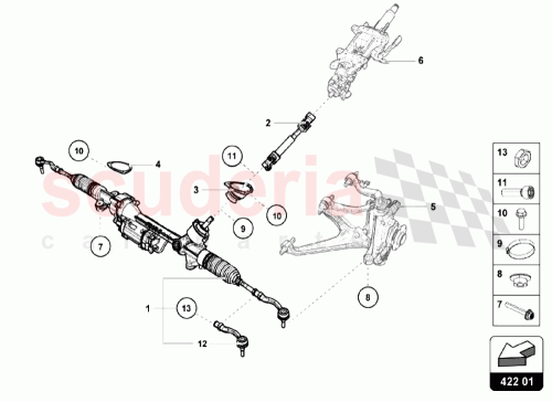 Part Diagram for Lamborghini 4S1419753B