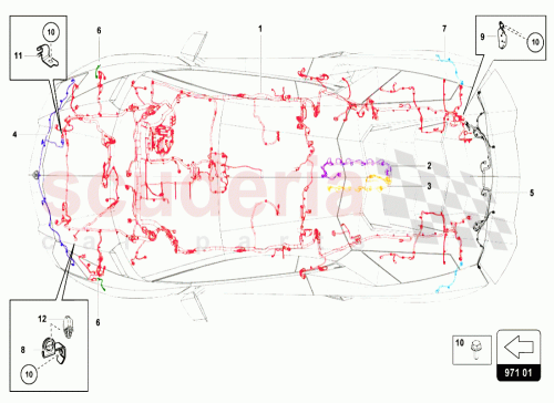 Part Diagram for Lamborghini 475971138J