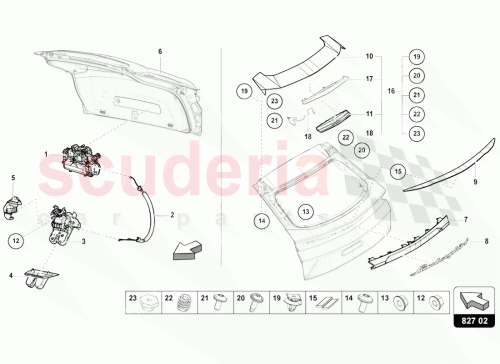 Part Diagram for Lamborghini 4ML853742