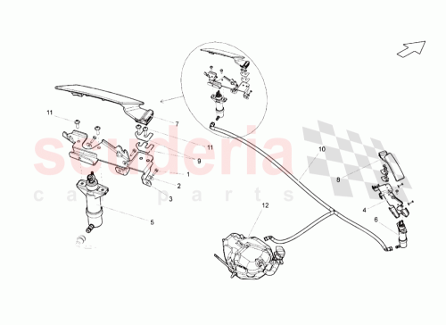 Part Diagram for Lamborghini 400955101