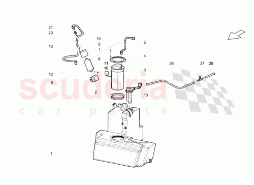 Part Diagram for Lamborghini 407201216