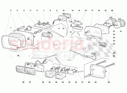 Part Diagram for Lamborghini 006329828