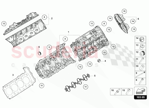 Part Diagram for Lamborghini WHT008395