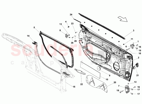 Part Diagram for Lamborghini 400839240