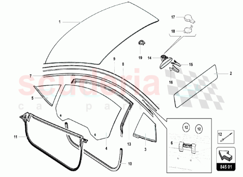 Part Diagram for Lamborghini 470831721B