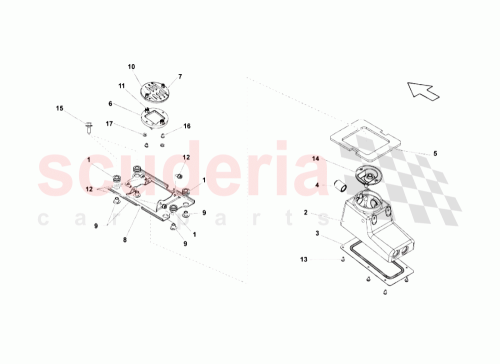 Part Diagram for Lamborghini 400713292A