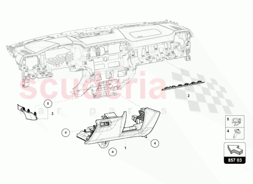 Part Diagram for Lamborghini 4ML863657