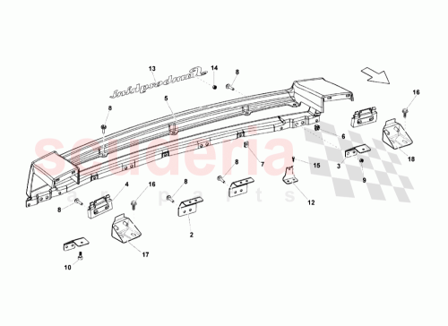 Part Diagram for Lamborghini N90365912