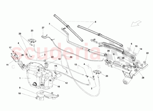 Part Diagram for Lamborghini 0R1400196