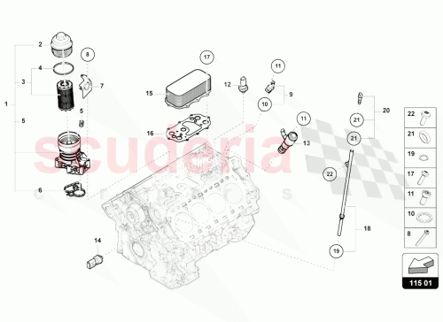 Part Diagram for Lamborghini 0P2115243C