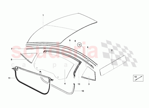 Part Diagram for Lamborghini 476845202
