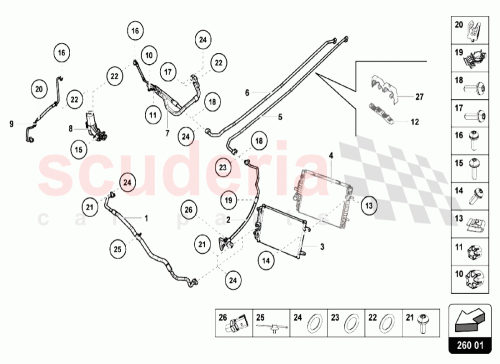 Part Diagram for Lamborghini N90943501