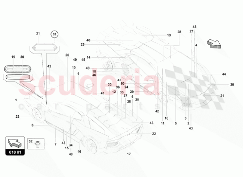 Part Diagram for Lamborghini 4ML010003