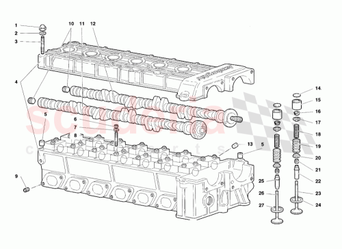 Part Diagram for Lamborghini 001220884