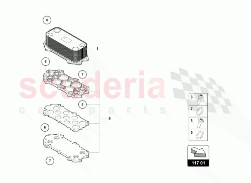 Part Diagram for Lamborghini 07L117053C