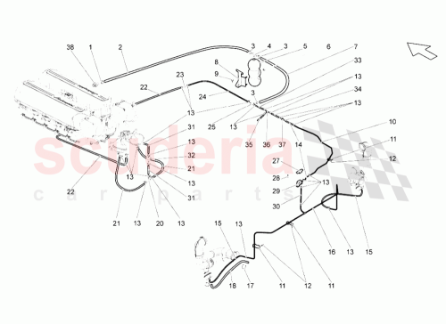 Part Diagram for Lamborghini 07L131611C