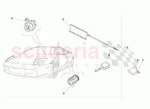 Part Diagram for Lamborghini 400837246A