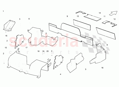 Part Diagram for Lamborghini 400825216
