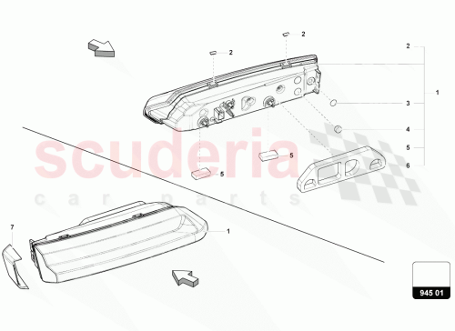 Part Diagram for Lamborghini 4ML998533
