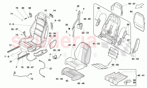Part Diagram for Lamborghini 4E0857756A