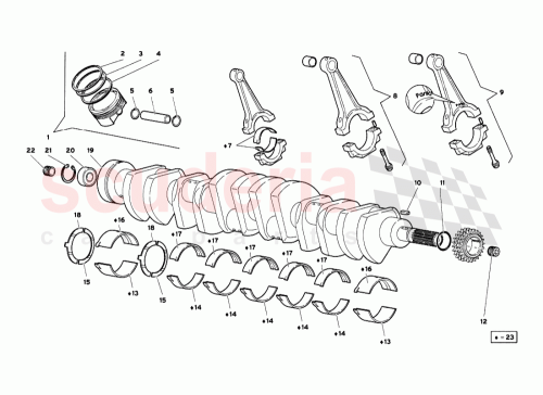 Part Diagram for Lamborghini 420132002