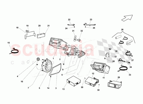 Part Diagram for Lamborghini 400863321B