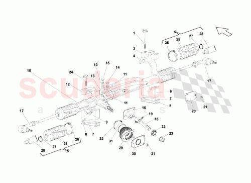 Part Diagram for Lamborghini 8E0422529