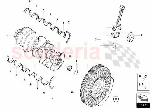 Part Diagram for Lamborghini WHT004562