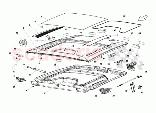 Part Diagram for Lamborghini 420947238
