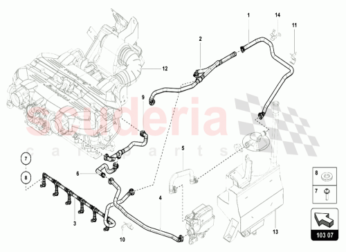 Part Diagram for Lamborghini 470103221C