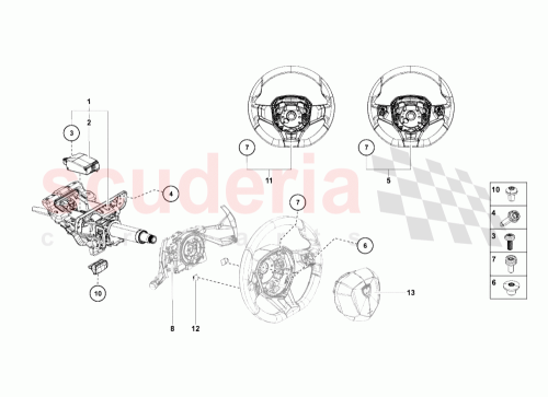 Part Diagram for Lamborghini 470419091A