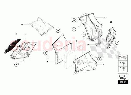 Part Diagram for Lamborghini N90737804