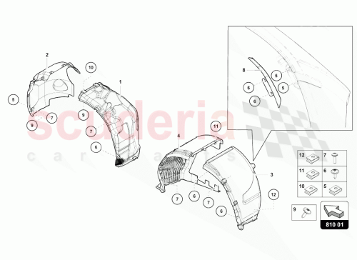 Part Diagram for Lamborghini 470810985E