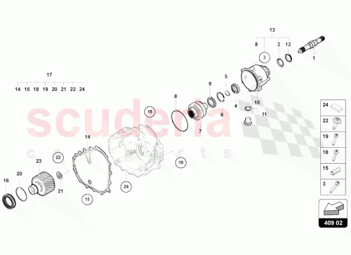 Part Diagram for Lamborghini 0B6409144
